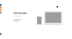 Desktop Screenshot of mattkandler.com